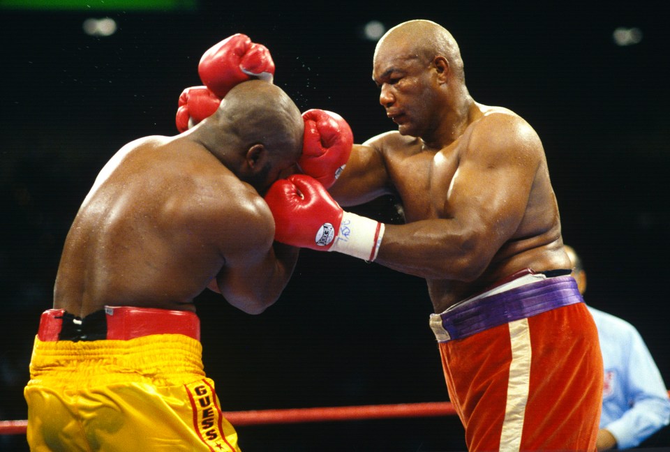 Foreman was a two-time heavyweight champion