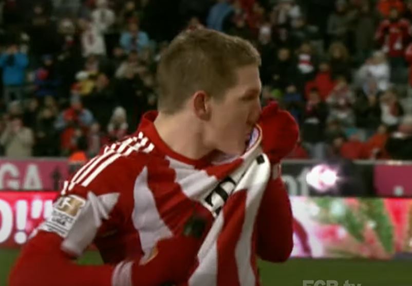 Bayern fans were left stunned when Schweinsteger revealed he would stay at the club