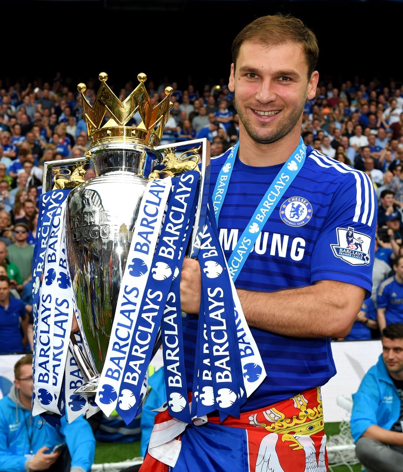 Branislav Ivanovic was placed above Alexander-Arnold after winning three titles