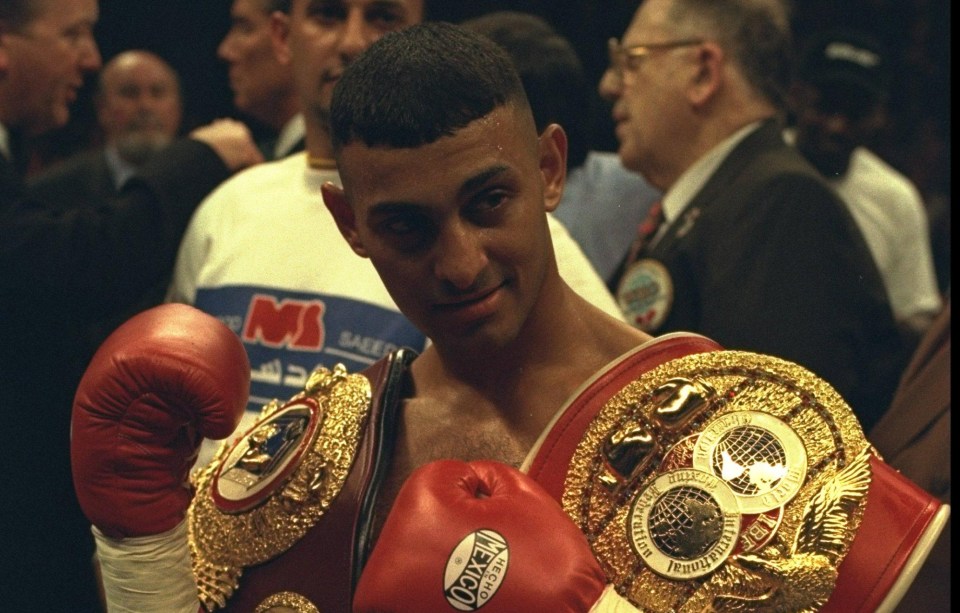 Hamed won multiple featherweight world titles