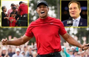 Woods' iconic Masters triumph saw commentators fall silent after bold last-gasp decision