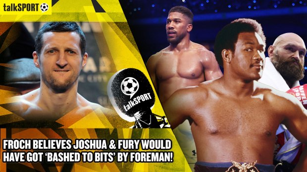 Froch claims Fury and Joshua would have got 'bashed to bits' by heavyweight legend
