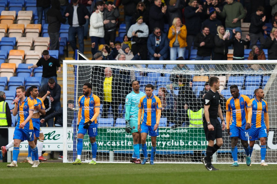Shrewsbury look set to go down to League Two