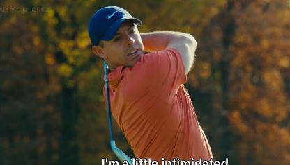 The four-time majors winner turned the filming of Happy Gilmore 2 to his advantage